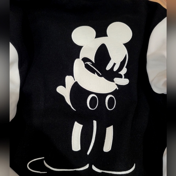 NWT Disney's Women's Mickey Mouse Varsity/ Letterman Style Jacket - Picture 5 of 5